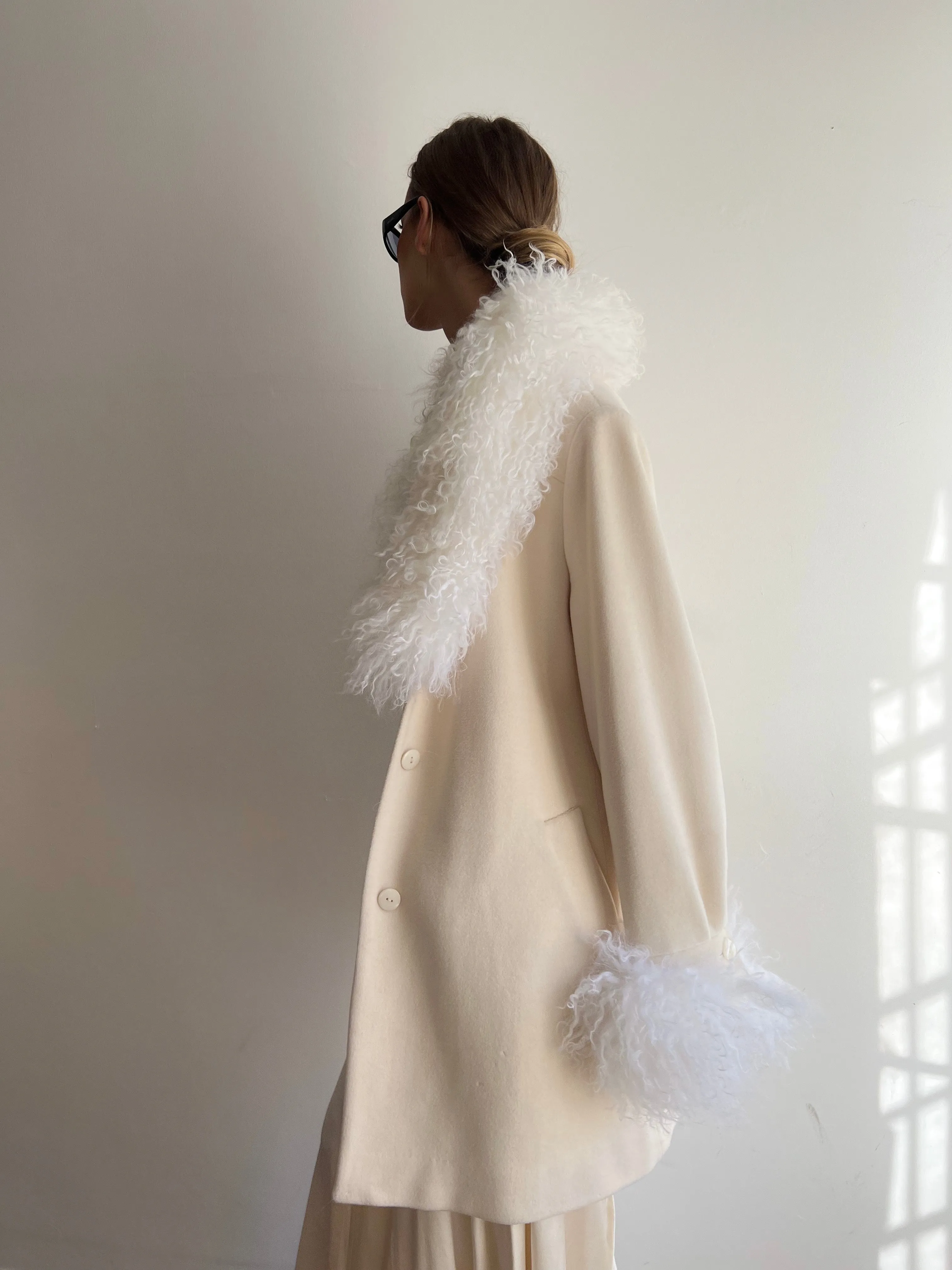Ivory Penny Lane Coat (S/M)