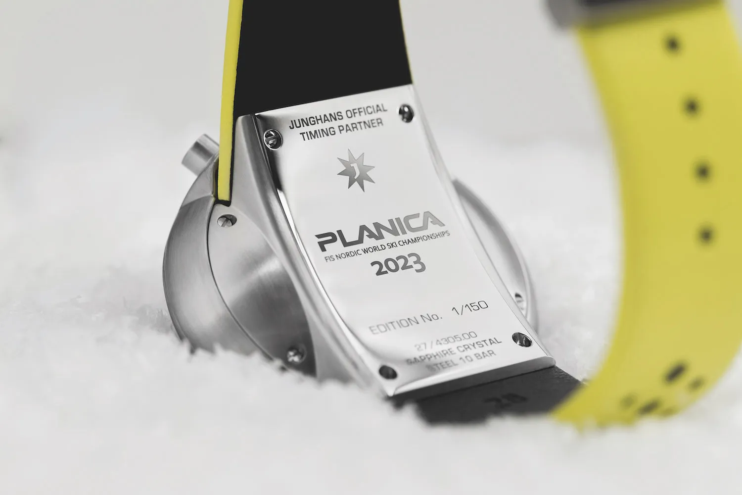 JGH Watch 1972 Competition FIS Lemon Limited Edition