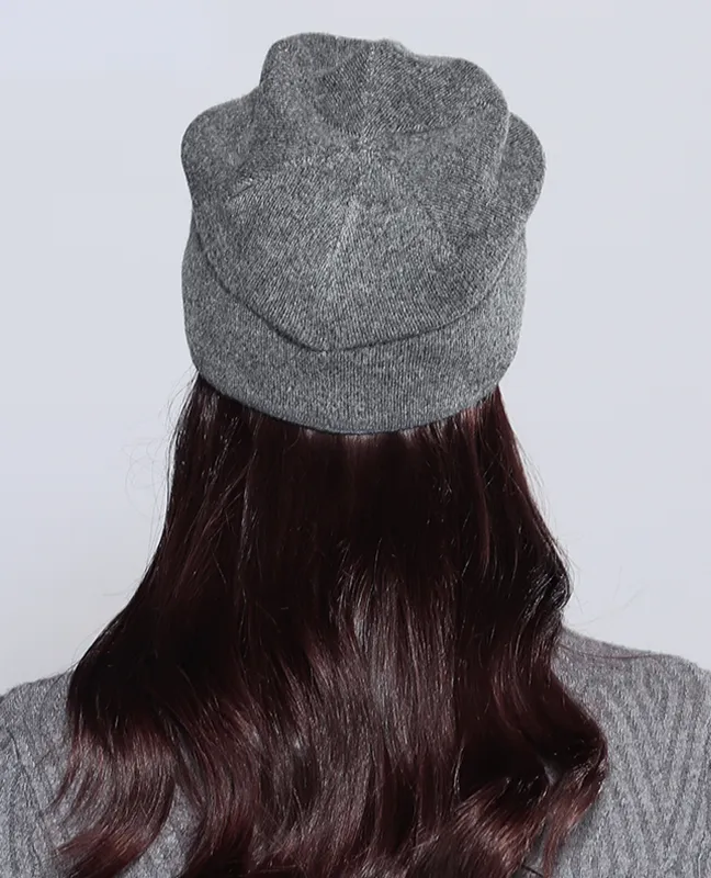 Knitted Rhinestones Beanie