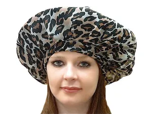 Leopard Silk Millinery Beret