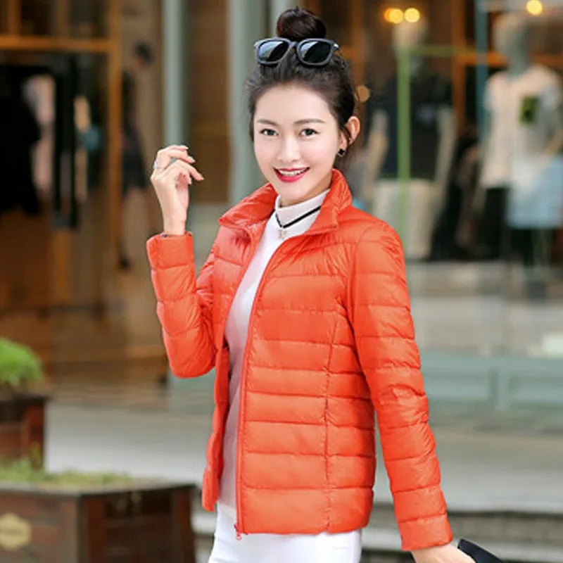 Light Duck Down Puffer Coat
