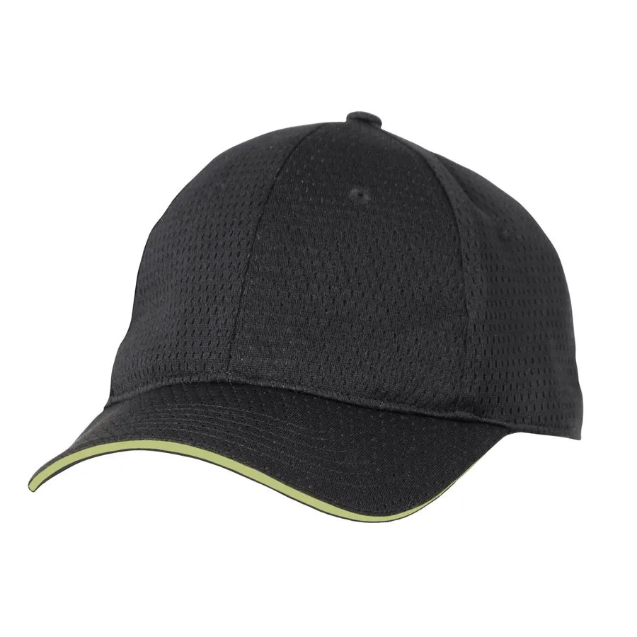 Lime Cool Vent Baseball Cap w/ Trim