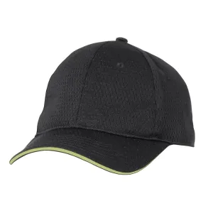 Lime Cool Vent Baseball Cap w/ Trim