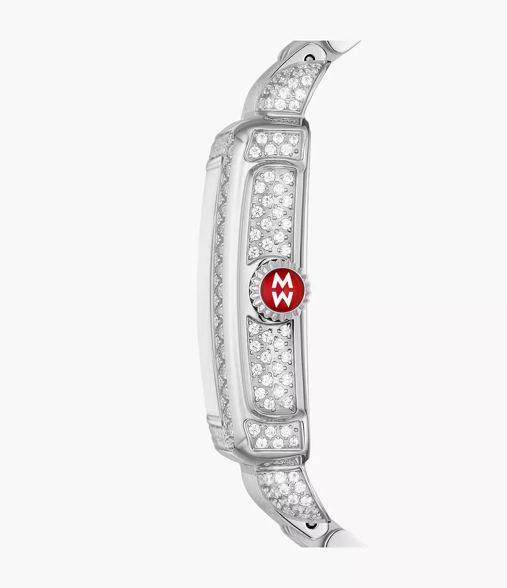Limited Edition Deco Madison Mid Diamond Stainless Steel Watch MWW06G000040