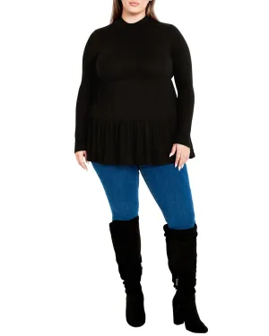 Lulu Tiered Tunic | Black