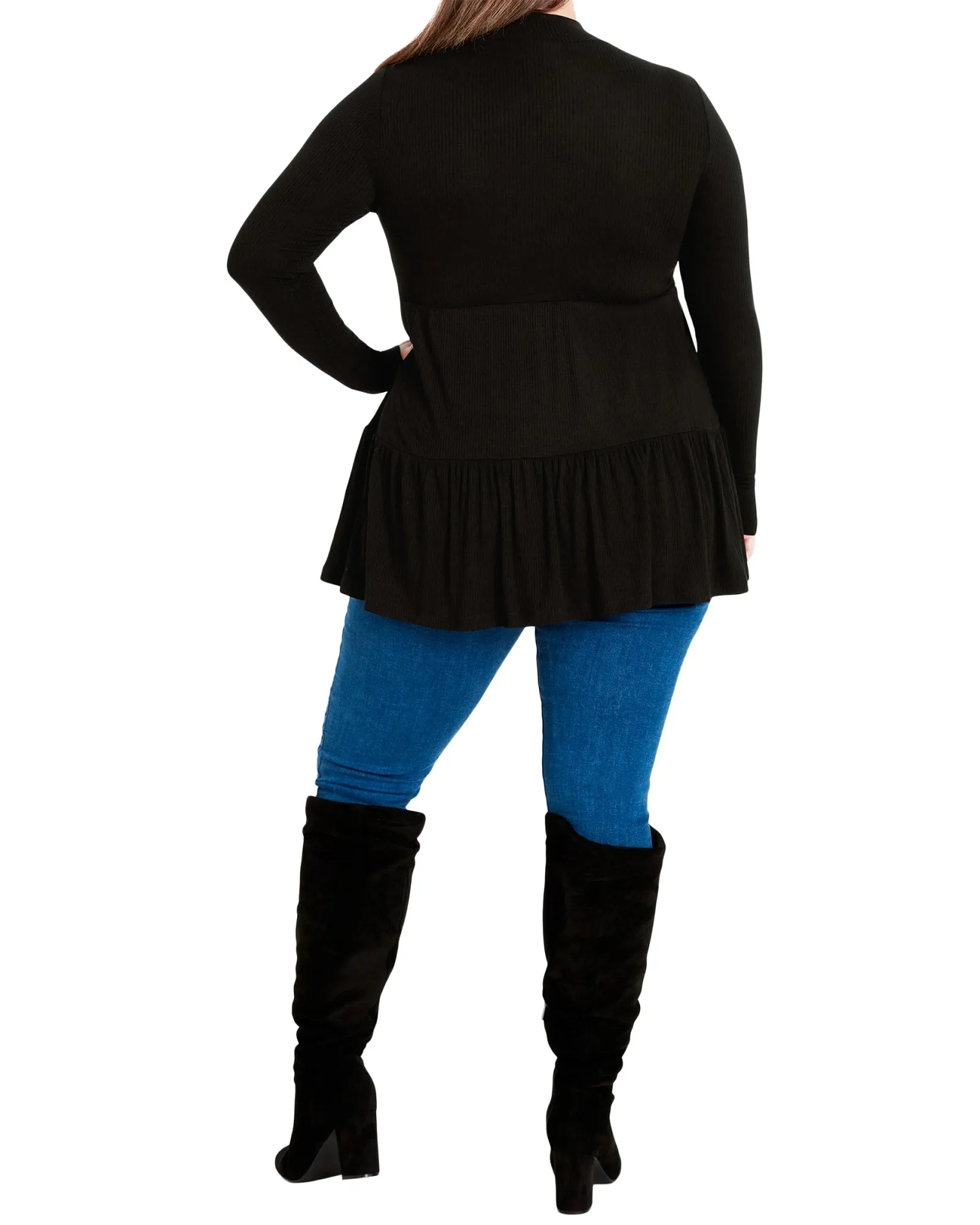 Lulu Tiered Tunic | Black