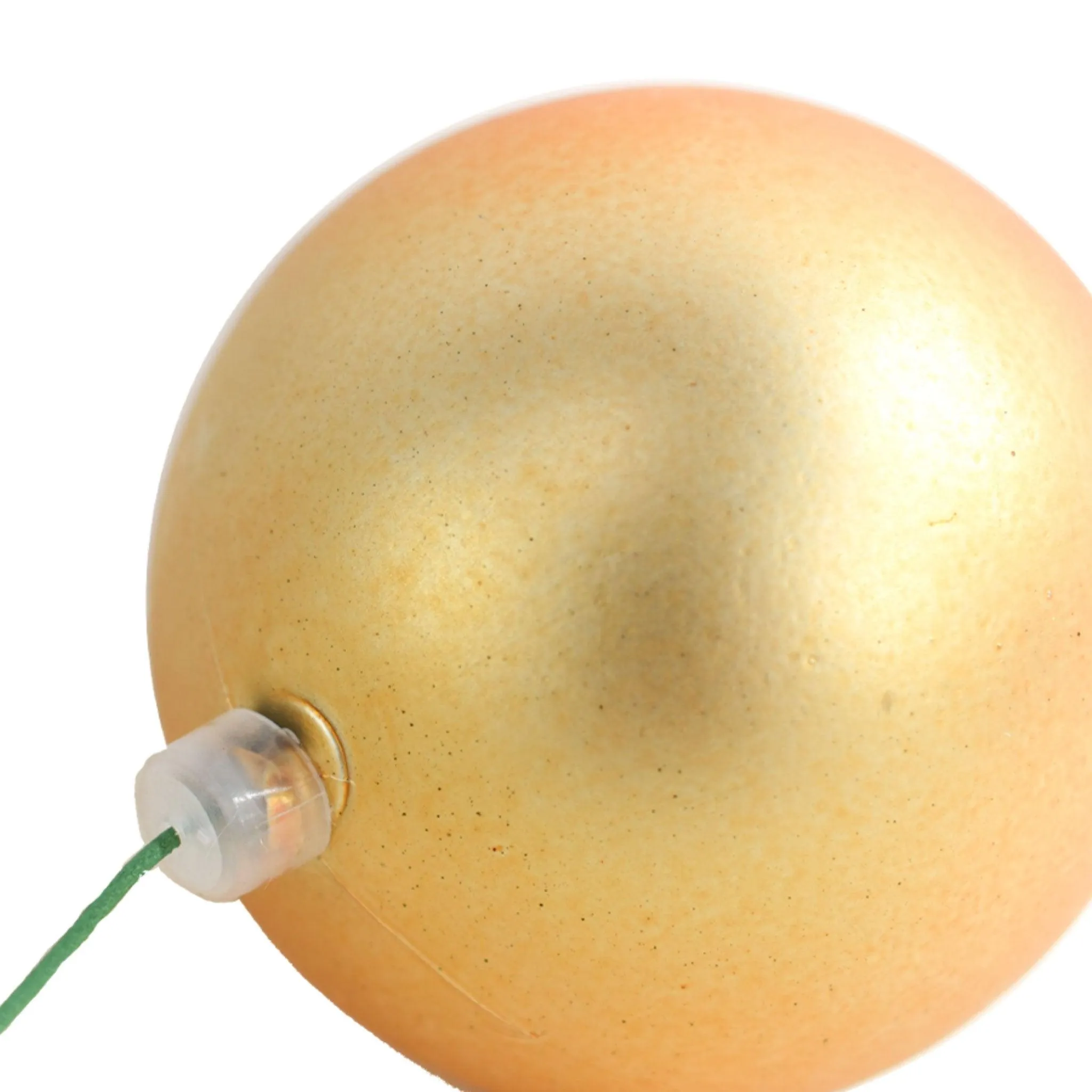 Matte Gold Ball Ornaments
