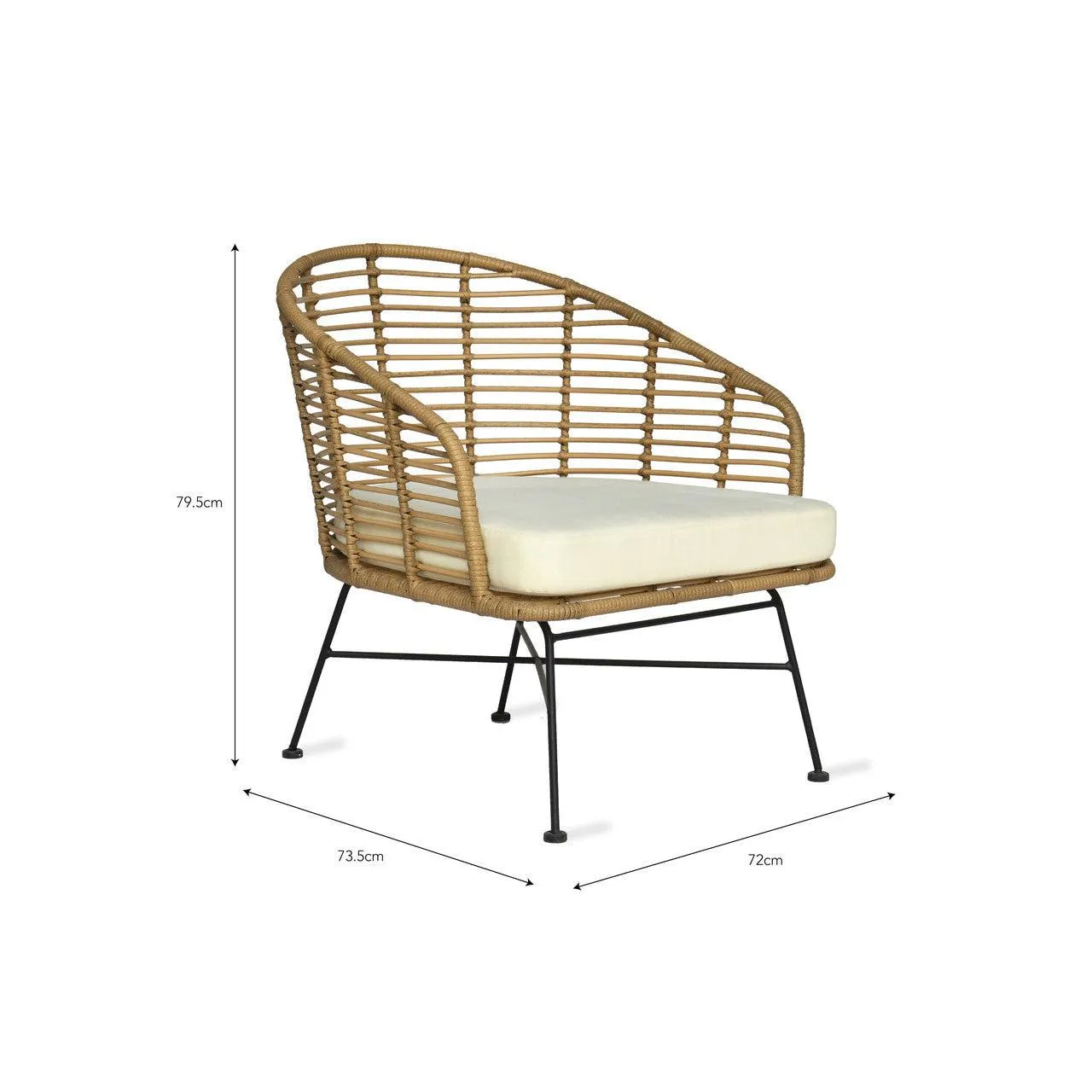 Pair of Hampstead Armchairs - PE Bamboo