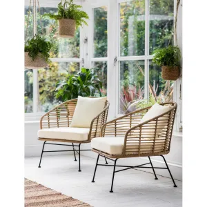 Pair of Hampstead Armchairs - PE Bamboo