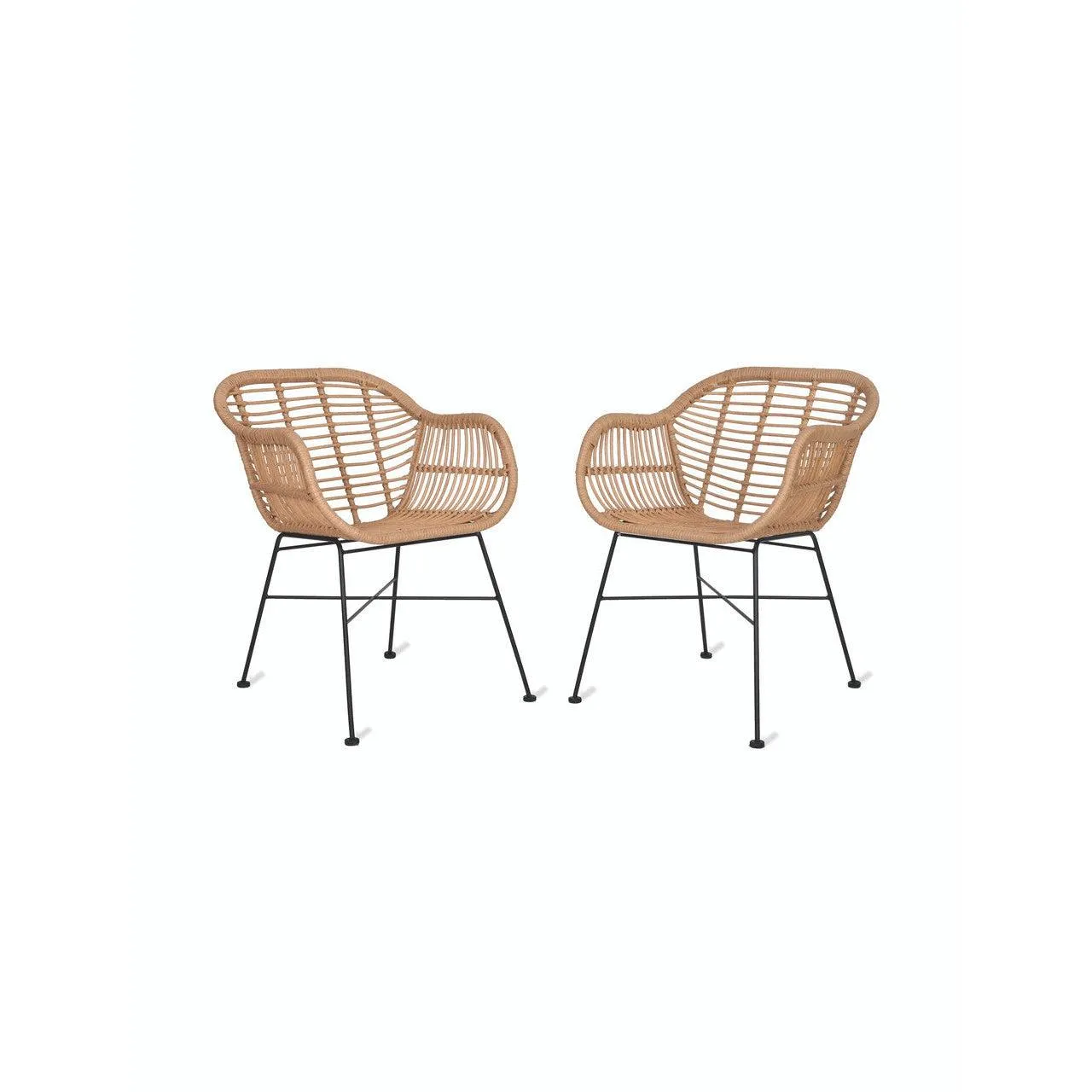 Pair of Hampstead Chairs - PE Bamboo