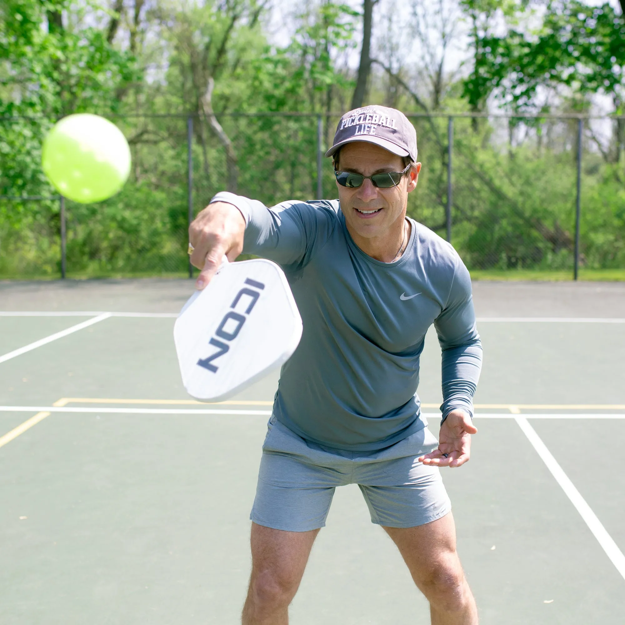 Pickleball Life Dark Gray Adjustable Hat