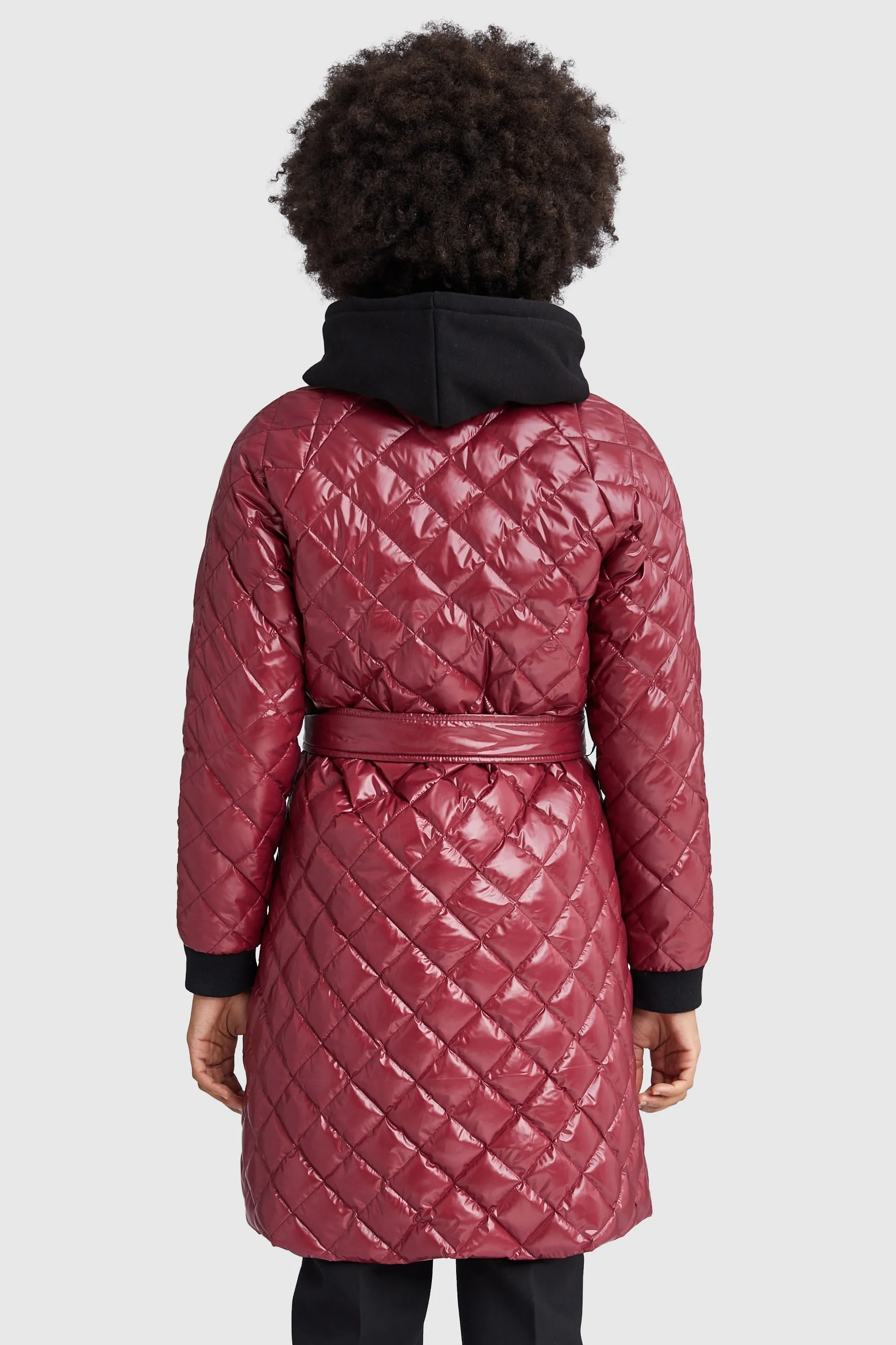 Plaid Style Rib Knit Lightweight Jacket