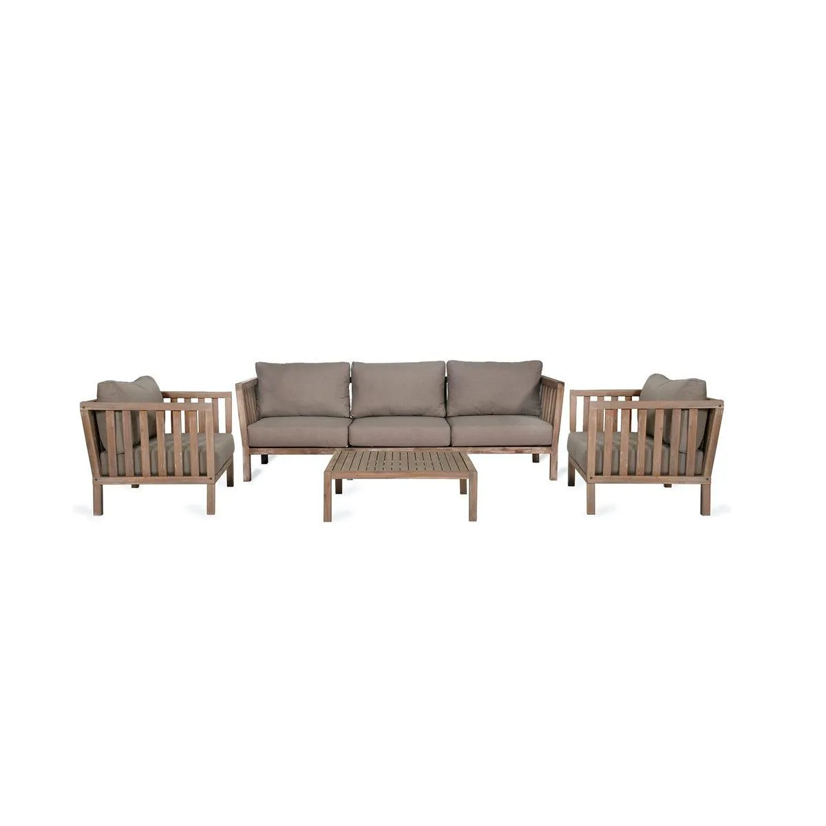 Porthallow 3 Seater Sofa Set | Natural