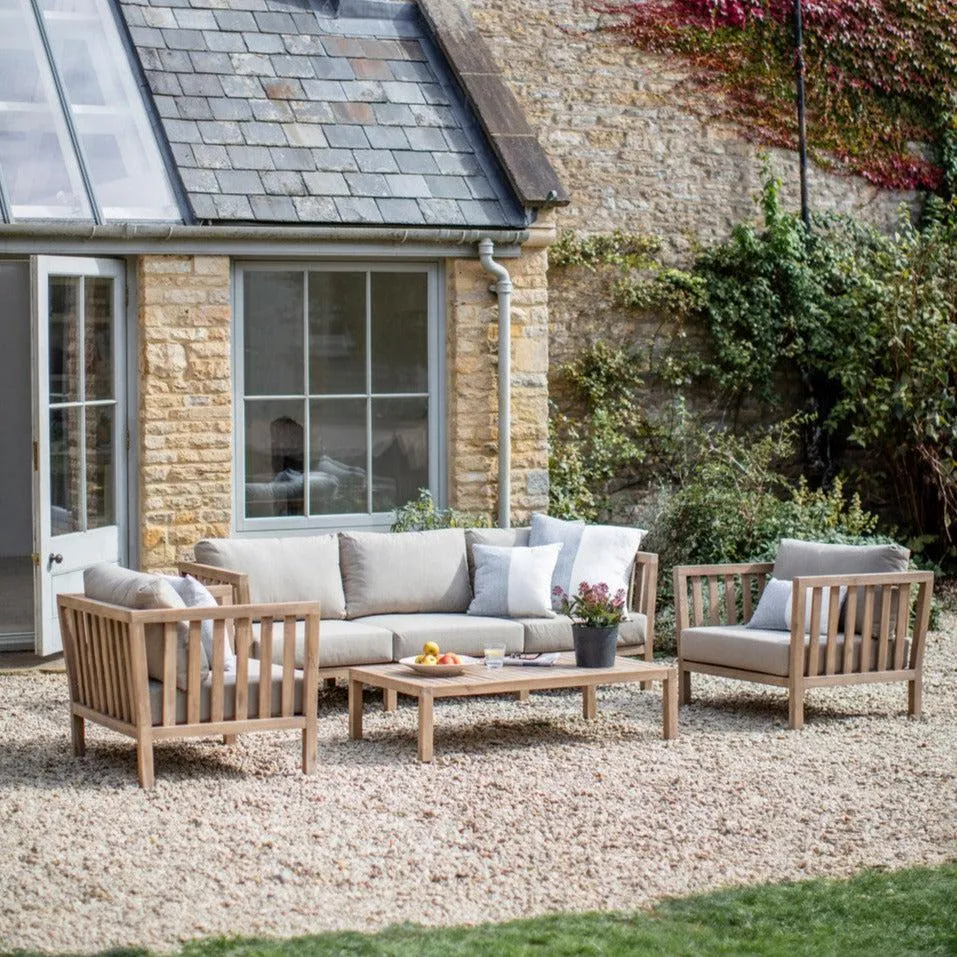 Porthallow 3 Seater Sofa Set | Natural