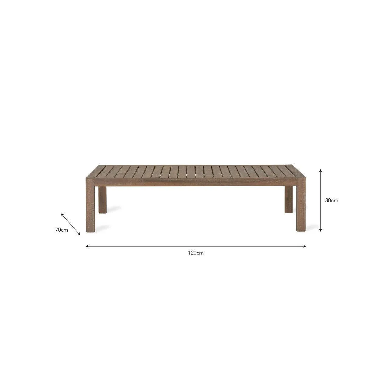Porthallow Rectangular Coffee Table  | Natural