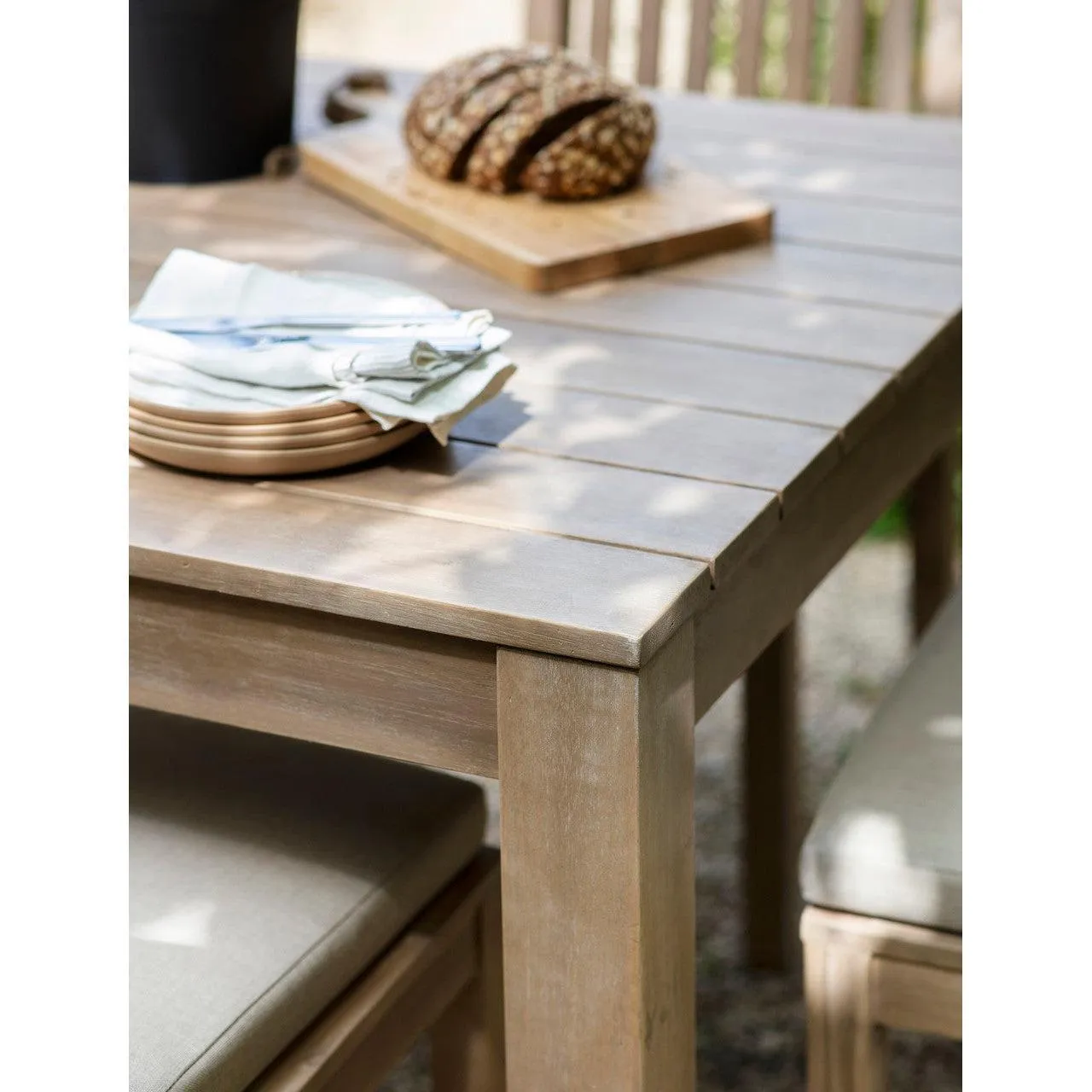 Porthallow Square Dining Table | Natural