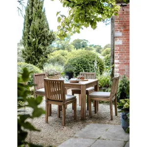 Porthallow Square Dining Table | Natural