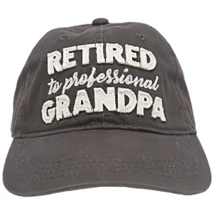 Professional Grandpa Gray Adjustable Hat