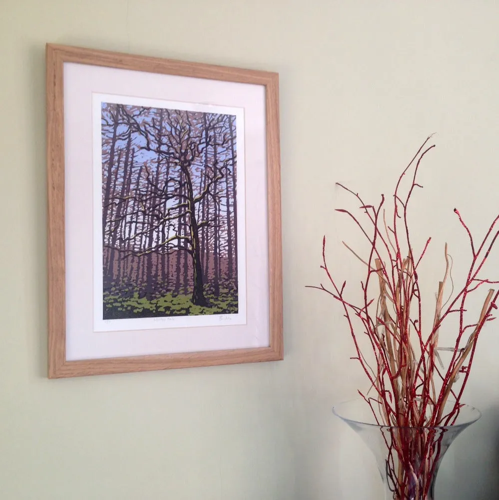 "Winter Oak" print by Alexandra Buckle