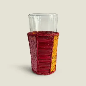 Raya Woven Glasses & Holders (Set of 2)