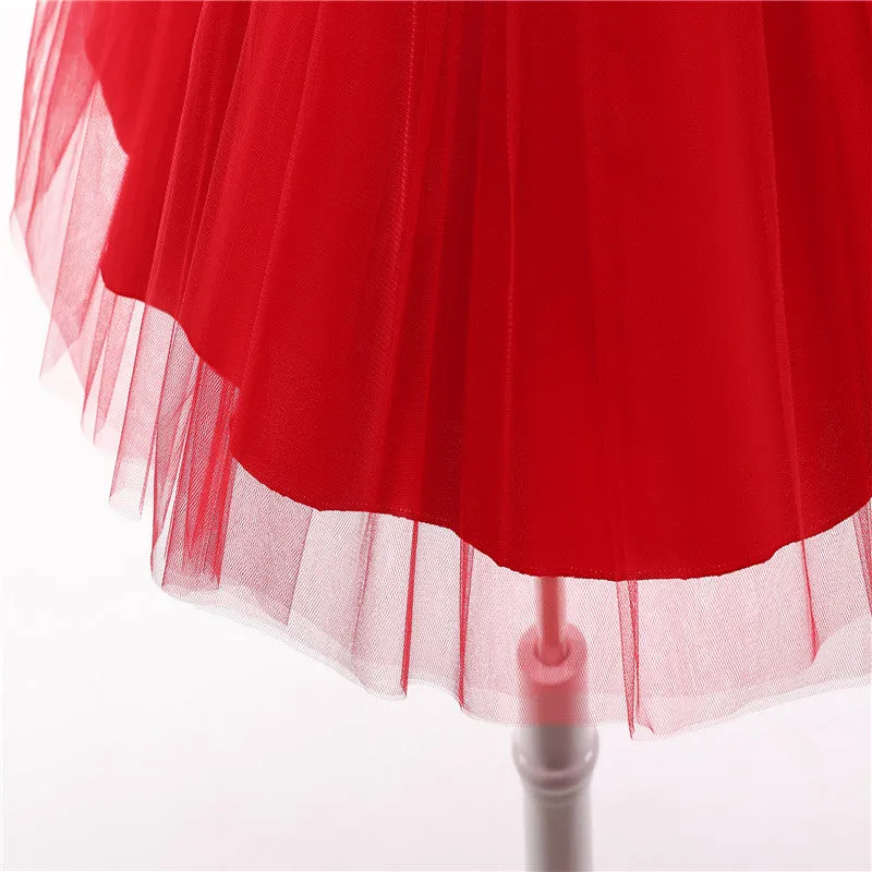 Red Sparkle Party Dress