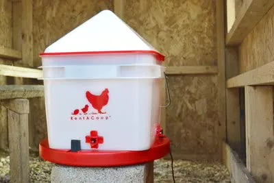 RentACoop 12" Poultry Deicer Base – Electric Heated Warmer for Poultry Waterers in Winter, Freeze Proof, Indoor/Outdoor Use