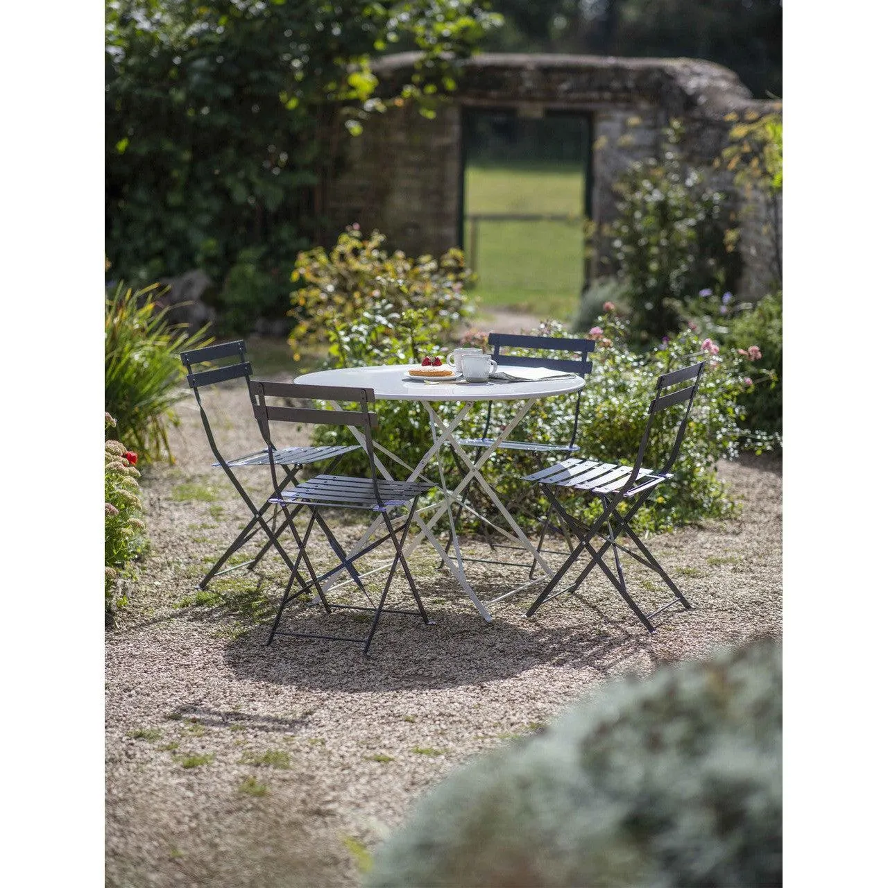 Rive Driote Bistro Chairs | Set of 2 | Carbon