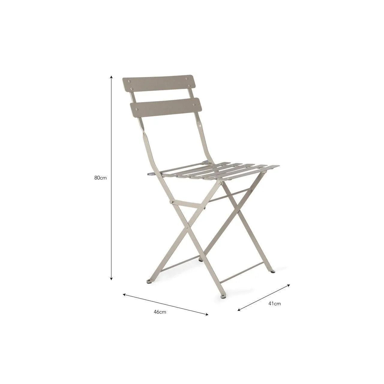 Rive Driote Bistro Chairs | Set of 2 | Clay