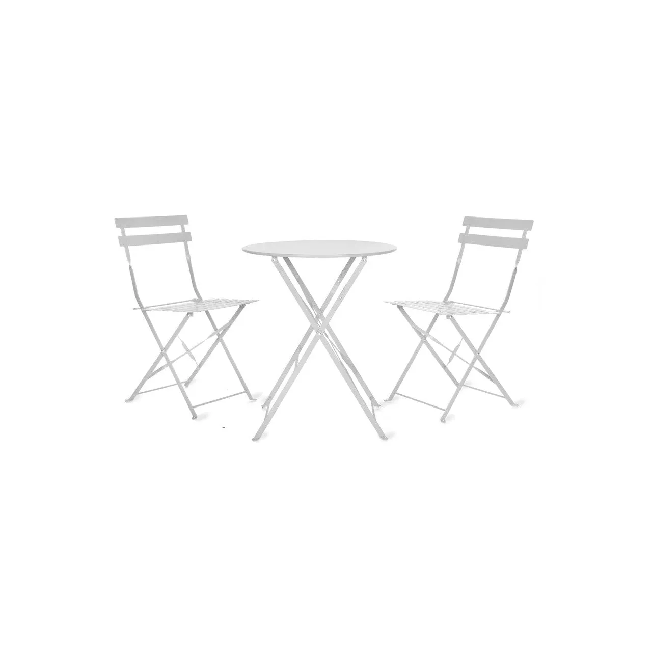 Rive Droite Bistro Set, Small in Chalk - Steel