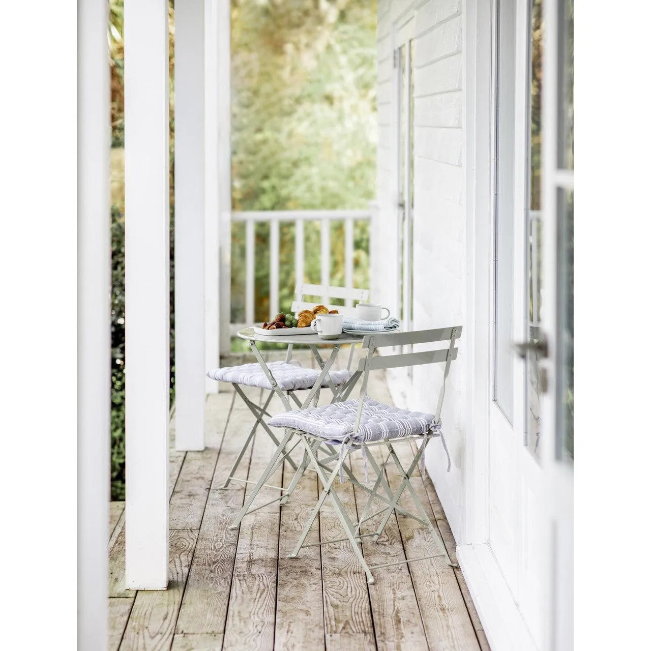 Rive Droite Bistro Set, Small in Clay - Steel | BACKORDER UNTIL MARCH 2025.