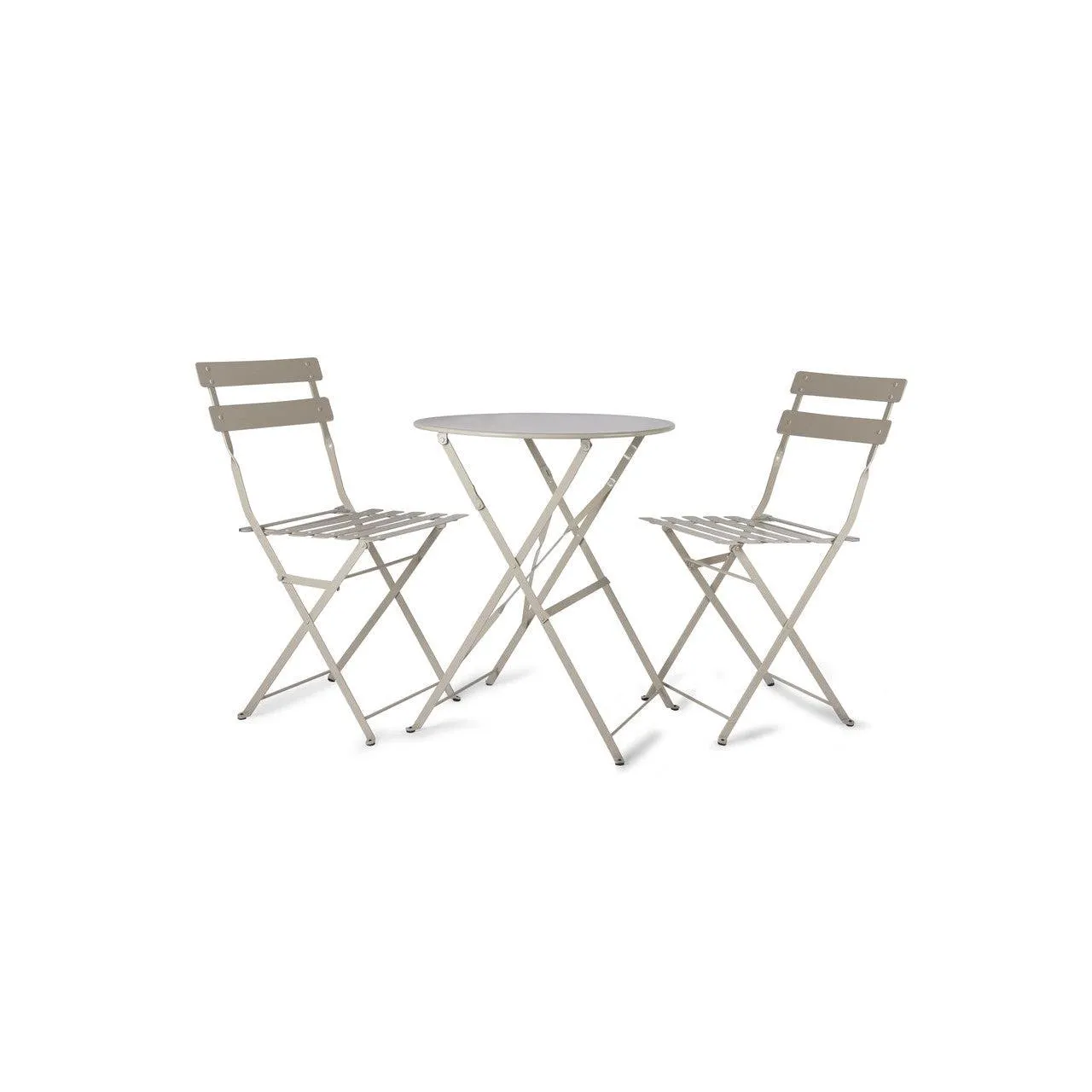 Rive Droite Bistro Set, Small in Clay - Steel | BACKORDER UNTIL MARCH 2025.