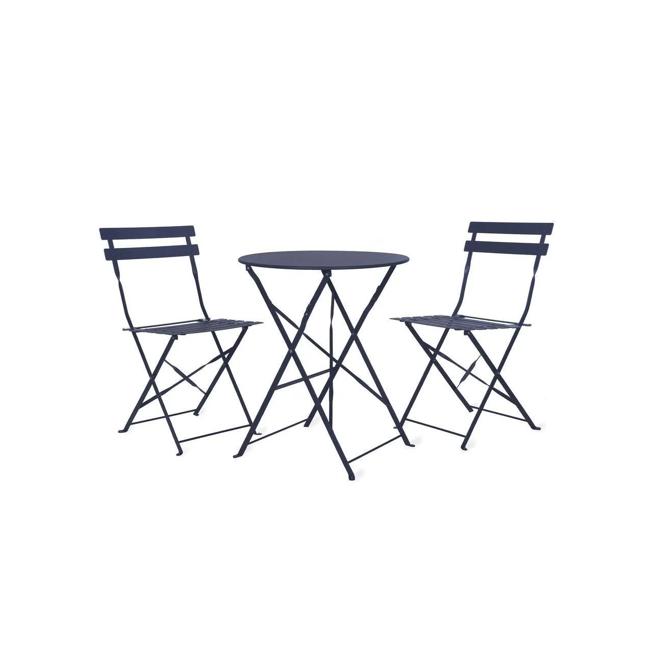 Rive Droite Bistro Set, Small in Ink - Steel