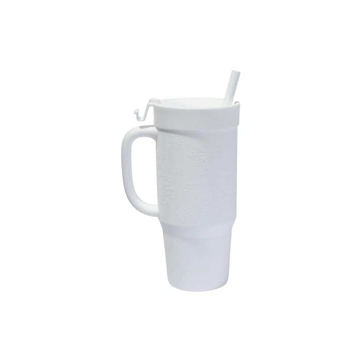 Silipint Silicone 32 oz Snowflake Humbler (Handled Straw Tumbler)