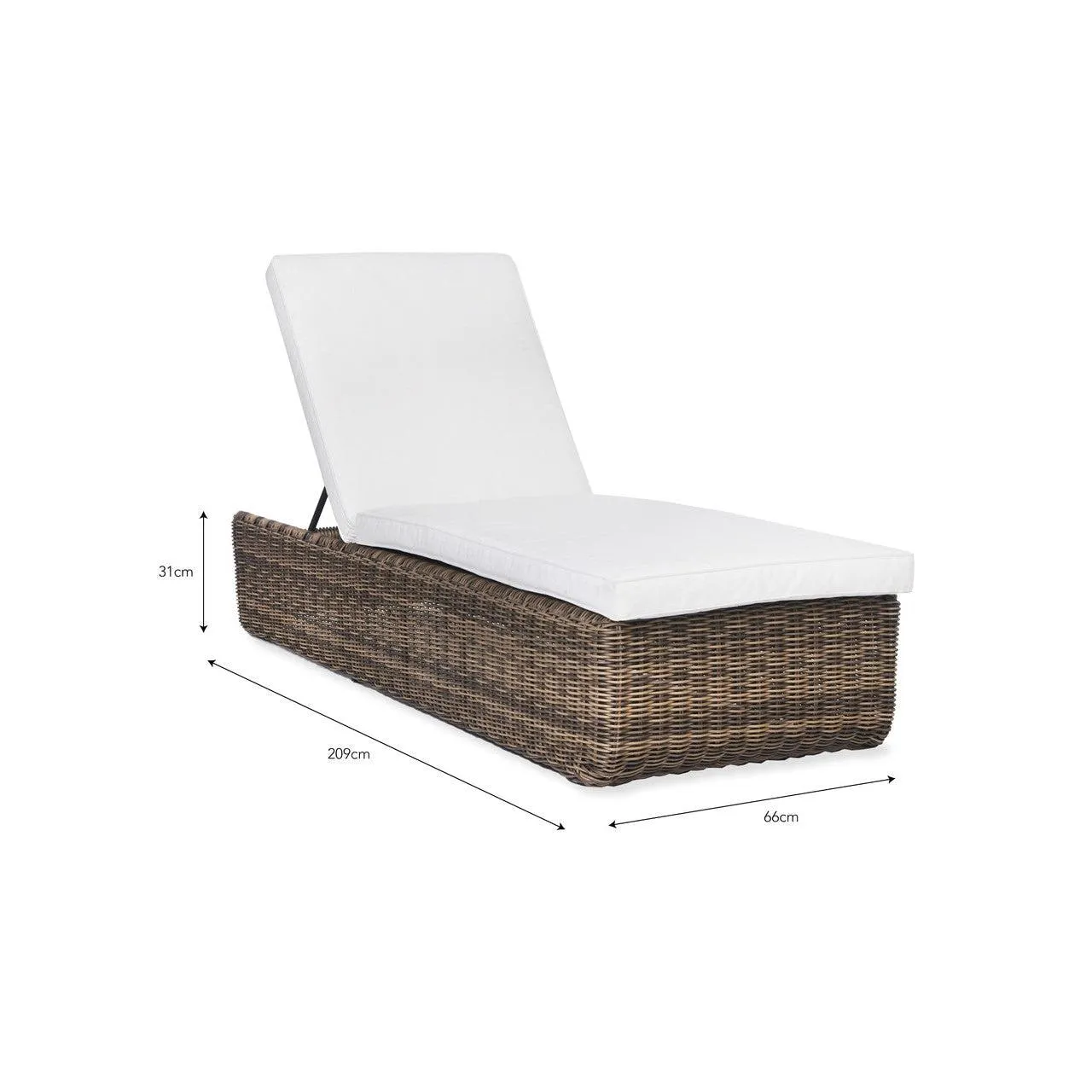 Skala Lounger - PE rattan