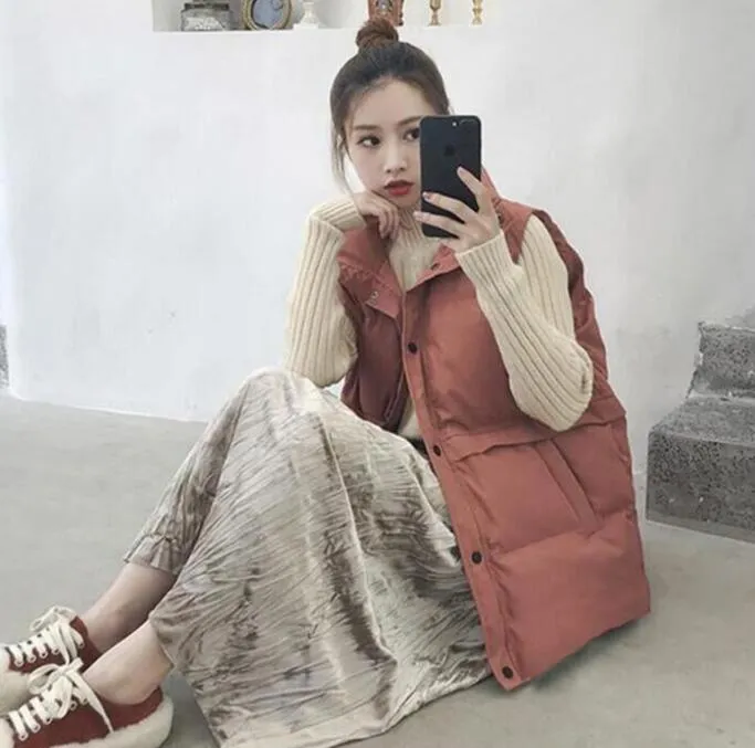 Sleeveless Vest Warm Down Cotton Padded Jacket