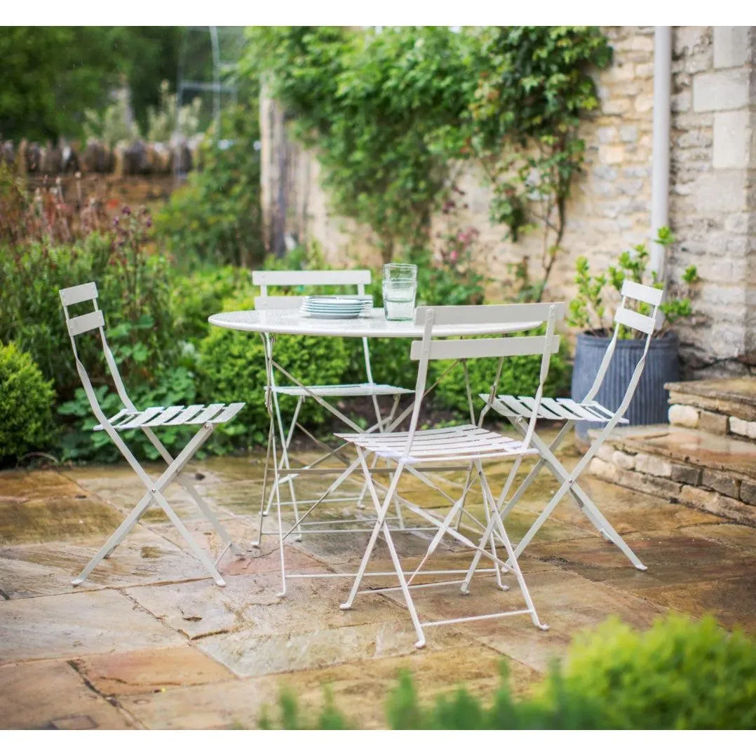 Steel Bistro Set - Clay Putty