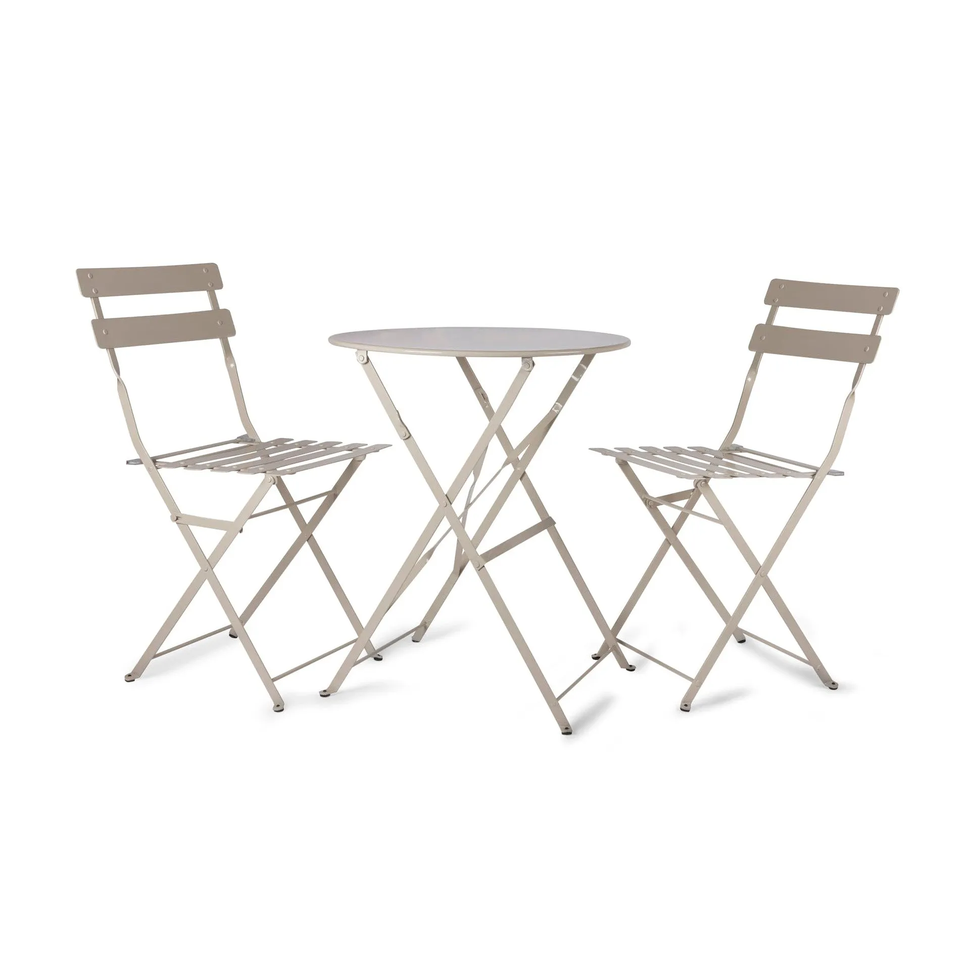 Steel Bistro Set - Clay Putty