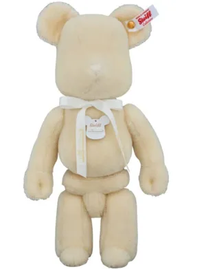 Steiff Bear- White 400%  Be@rbrick