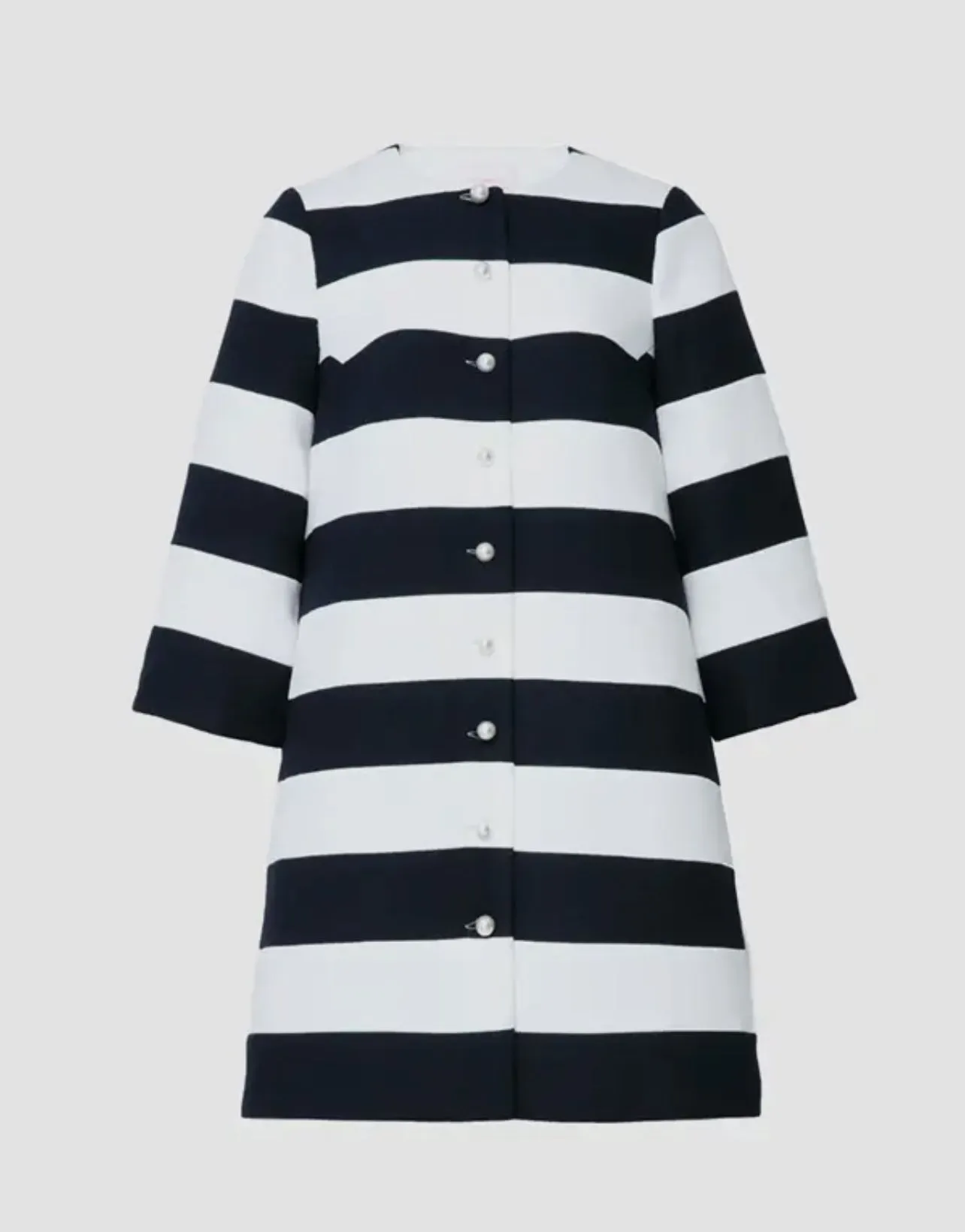 Striped Black and White Dress