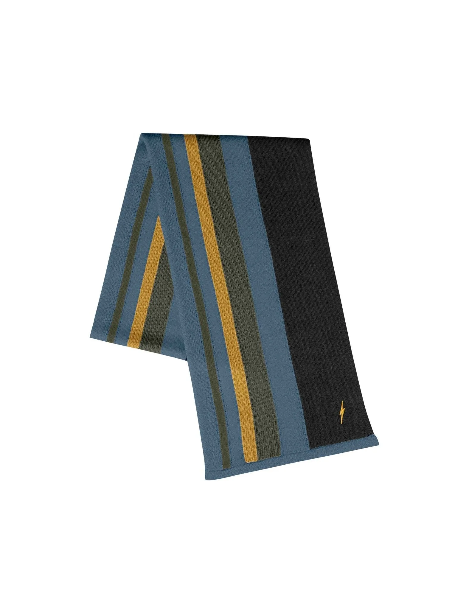 STRIPED KNITTED SCARF