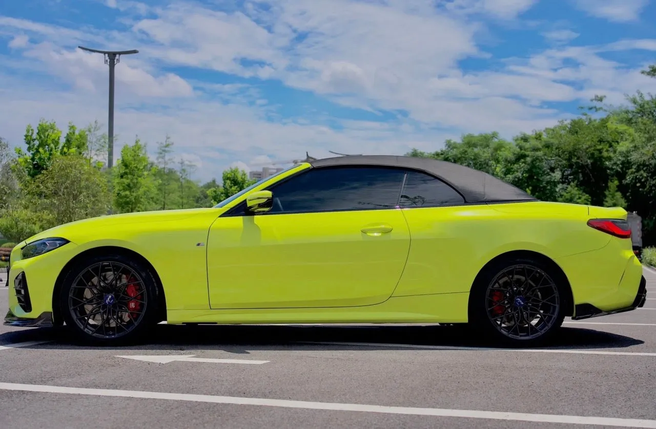 Super Gloss St. Paul Yellow Car Wrap
