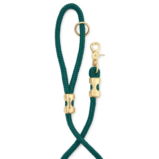 The Foggy Dog Marine Rope Dog Leash - Evergreen
