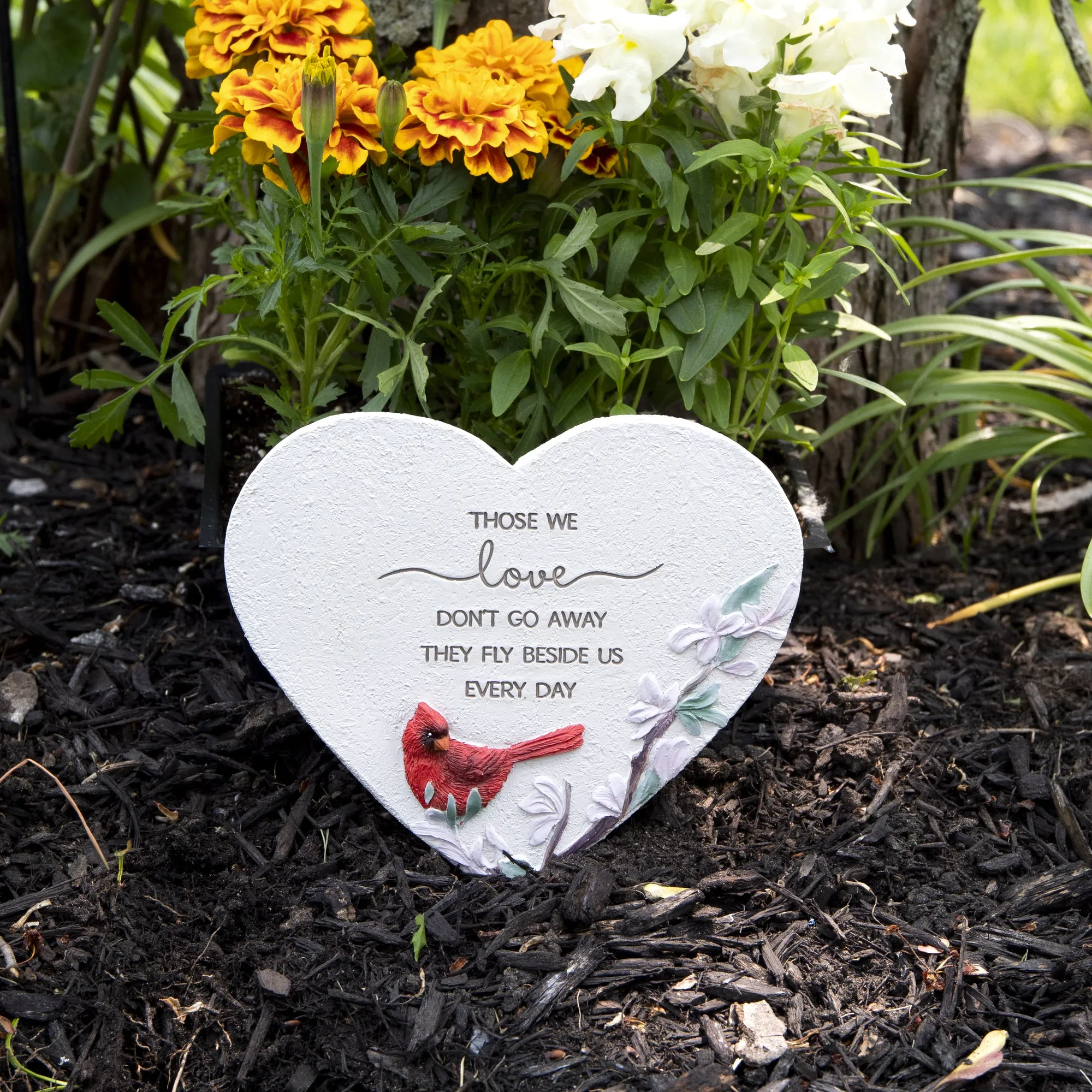 Those We Love 5" Standing Heart Memorial Stone