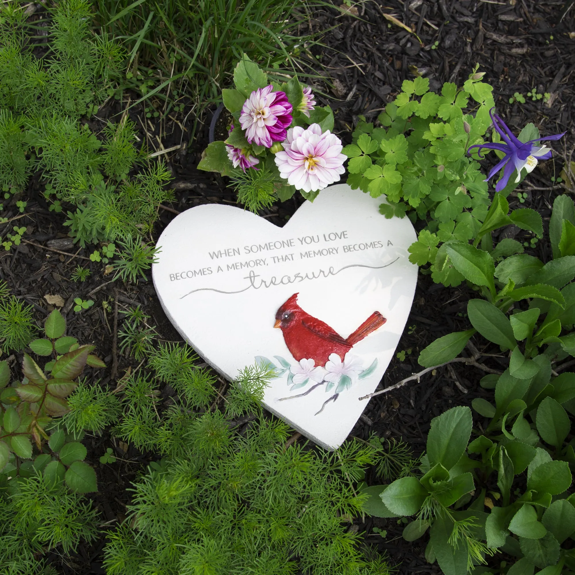 Treasure 11" Heart Garden Stone