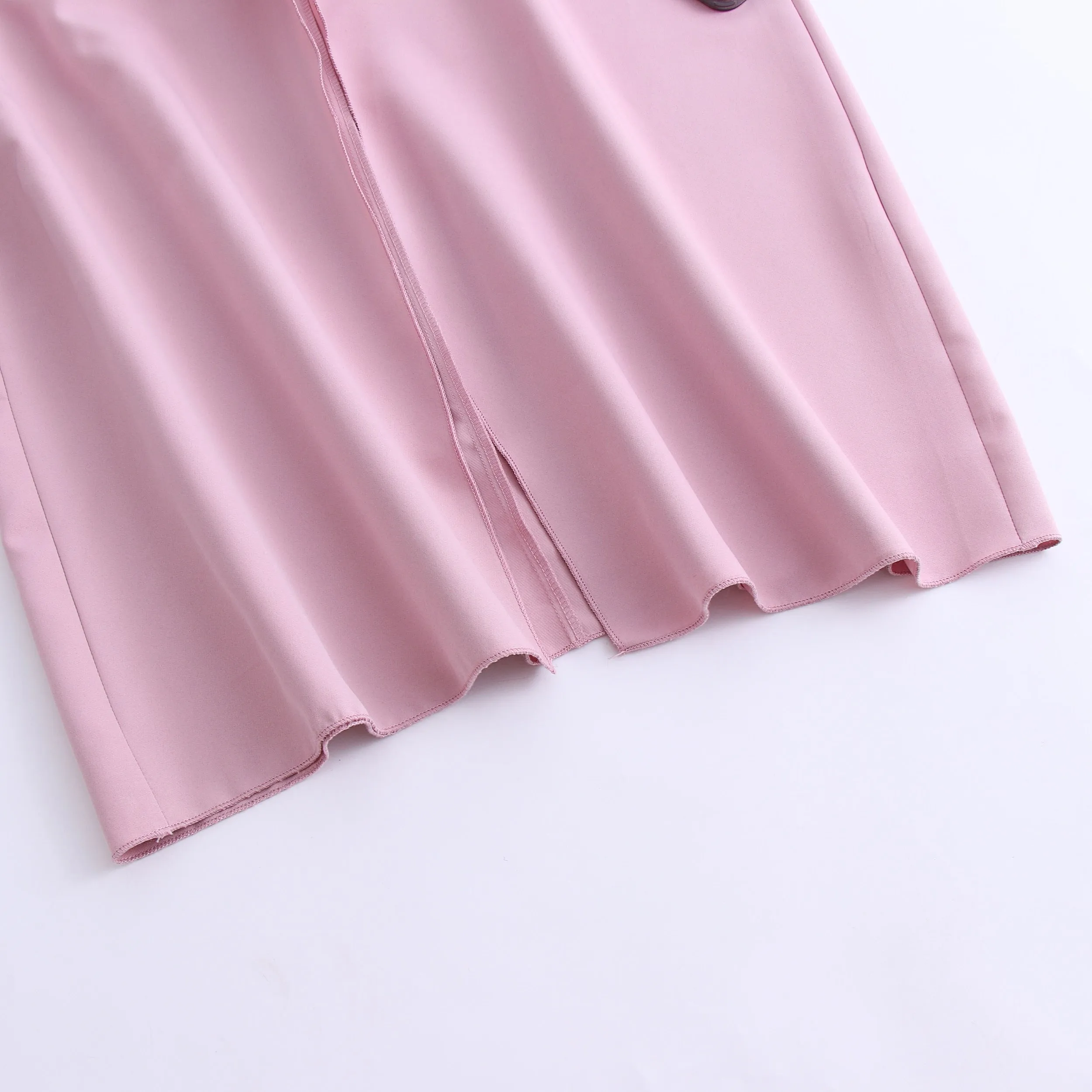 Trench Sleeveless Turn-down Collar Midi Overcoat