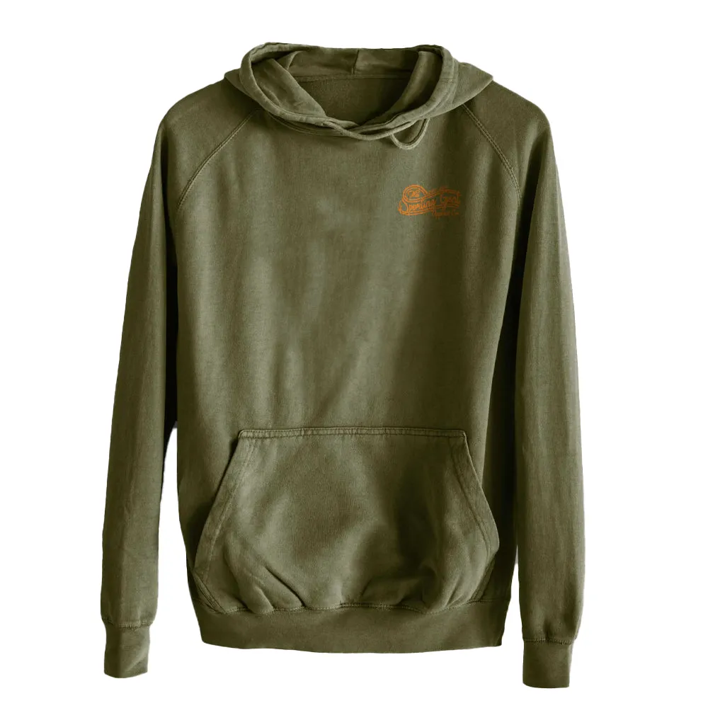 TSGACo. Scripted Embroidered Hoodie