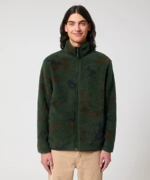 Unisex Outsider AOP sherpa zip-through jacket