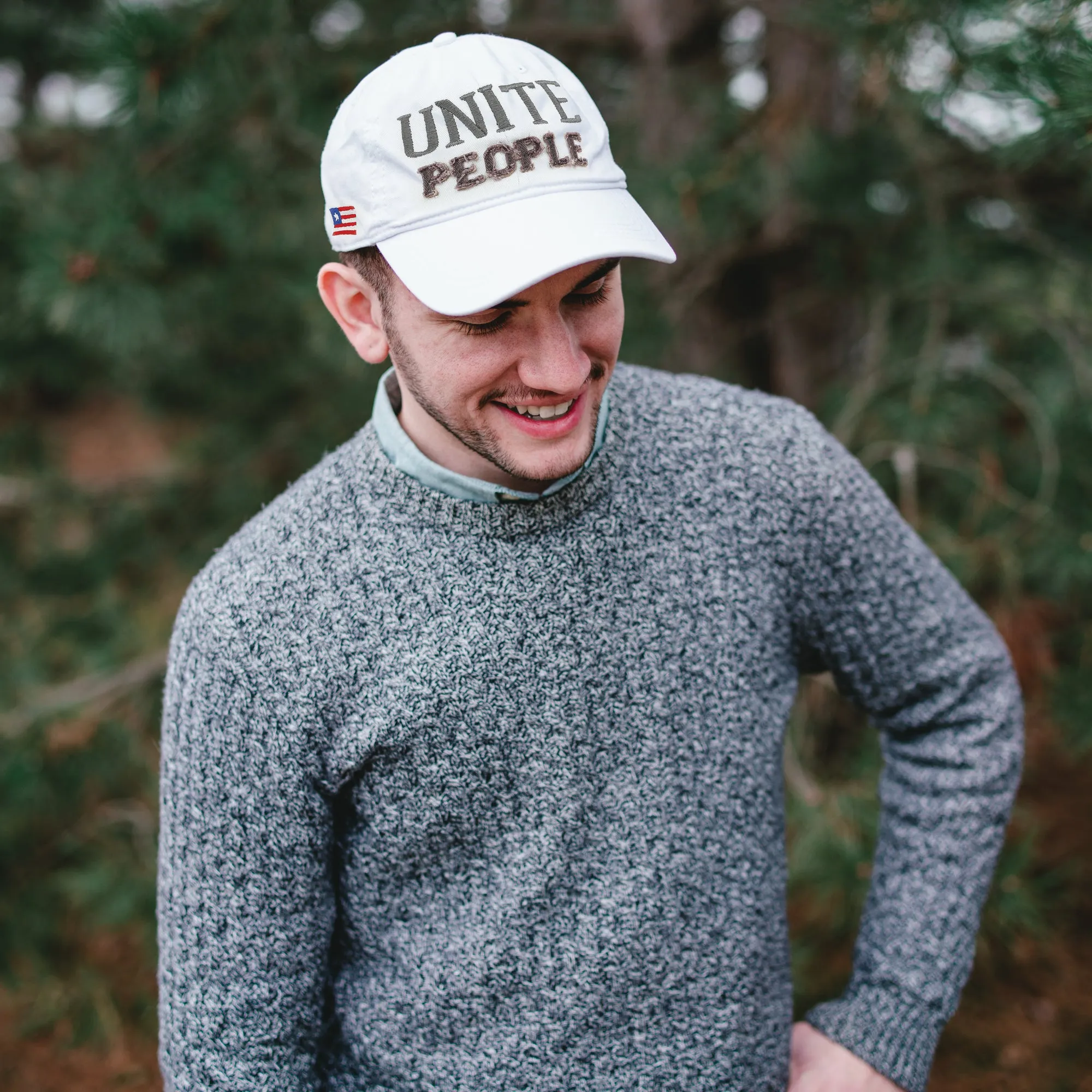 Unite People White Adjustable Hat