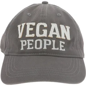 Vegan People Dark Gray Adjustable Hat