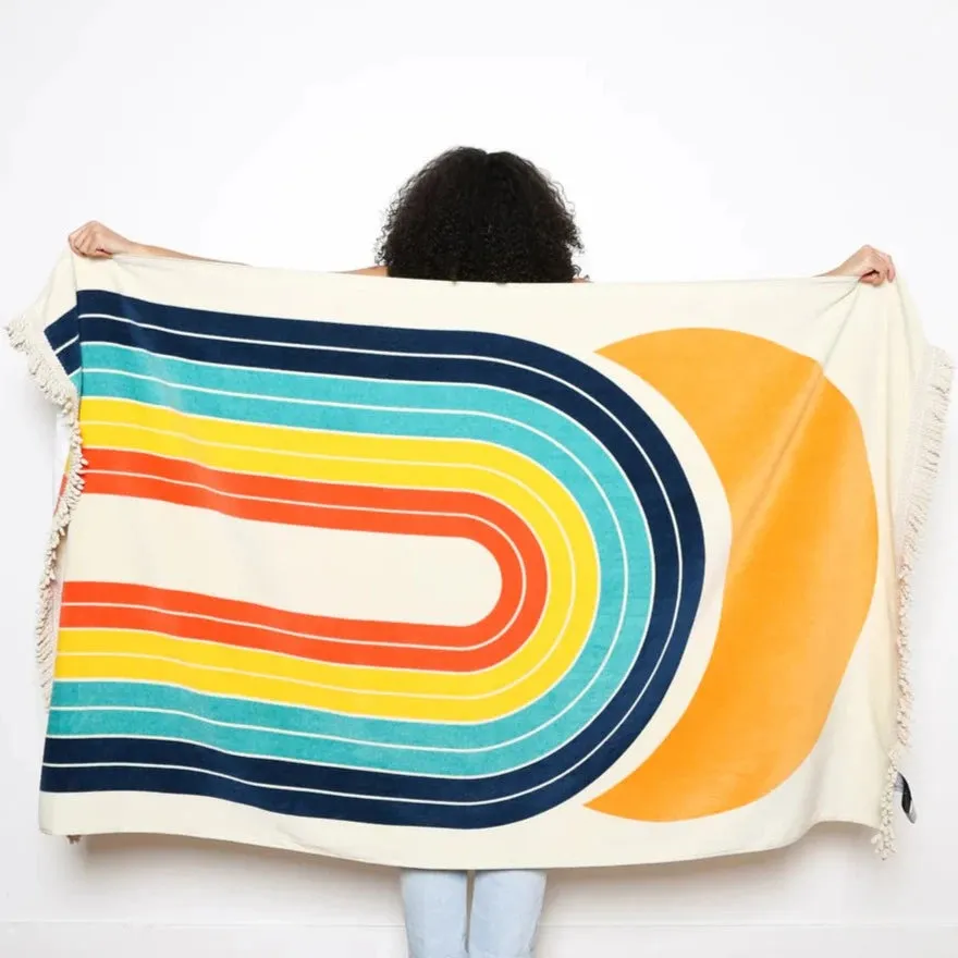 Velour Groove Beach Towel